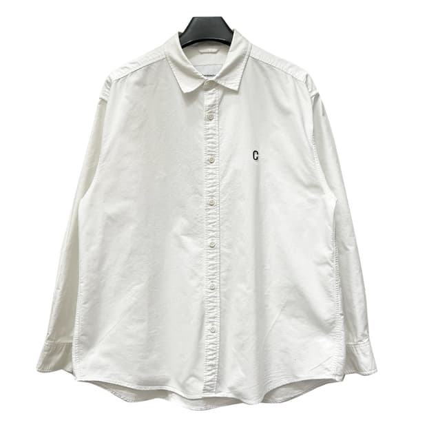 커버낫 C로고 오버핏 옥스포드 셔츠 남방 L