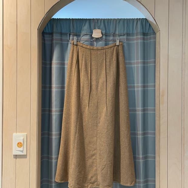 일본빈티지 디테일 롱스커트