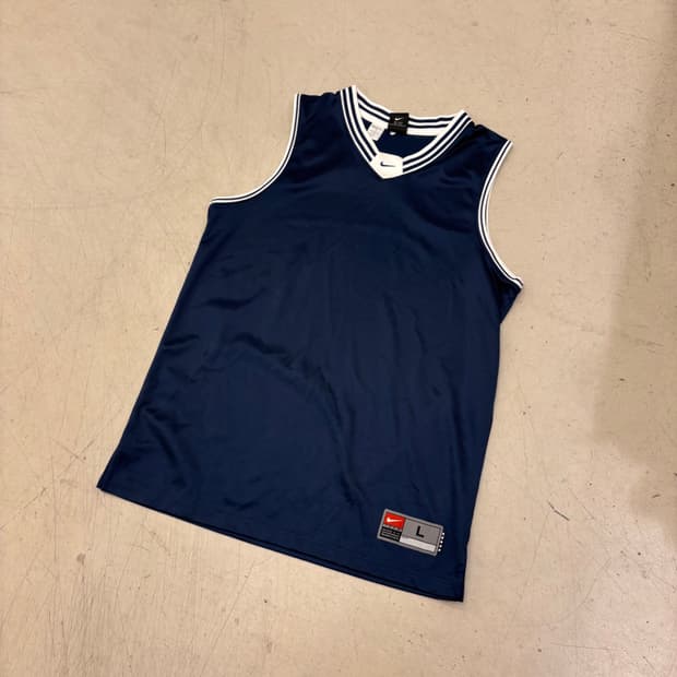 나이키 네이비 농구 져지