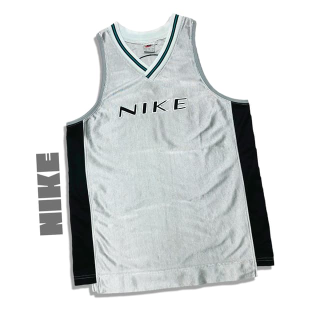 90s NIKE 나이키 메탈릭 바스킷볼 저지