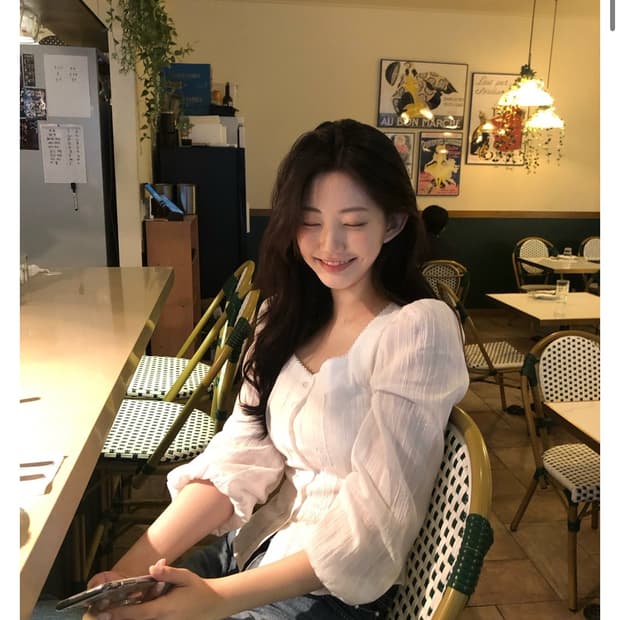 재니오 pearl ethnic blouse 블라우스
