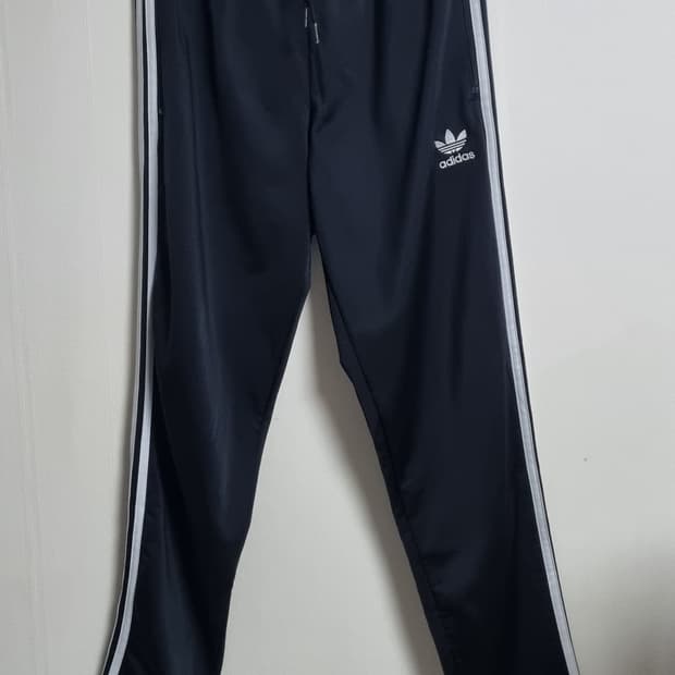 XL (105) 아디다스 오픈헴 블랙 트레이닝 트랙팬츠