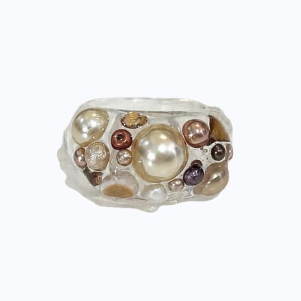 Hand Made Sea Foam Ring
