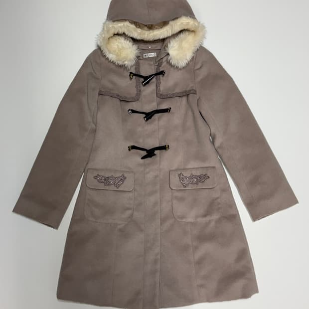 axes femme 밀크티 레이스 떡볶이 코트