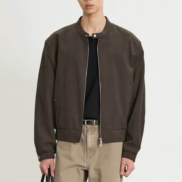 TNGT 빈티지 숏 점퍼(카키)