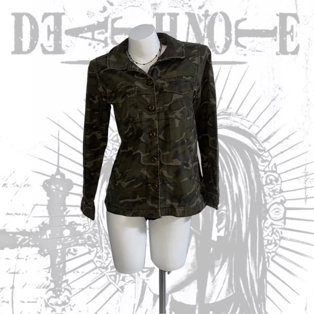 [GYLE] y2k 카모플라쥬 셔츠 자켓
