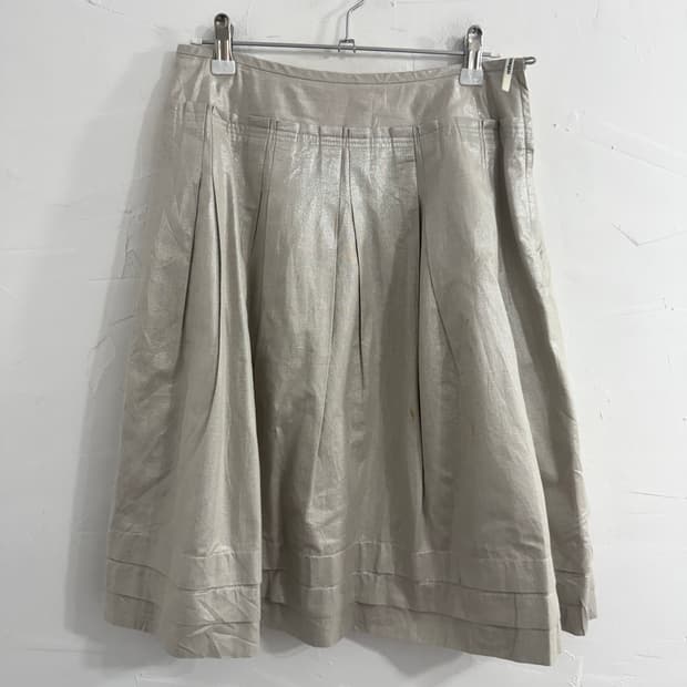 newyorker glossy pleats skirt