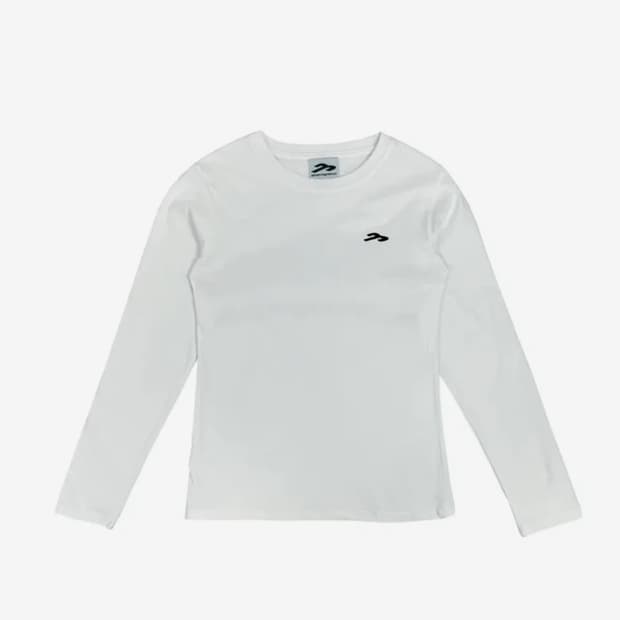 탄산마그네슘 마운틴 롱슬리브 화이트 블랙