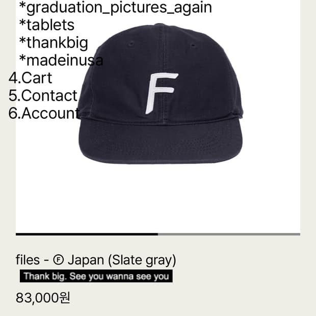 tefstores 볼캡 sage gray L