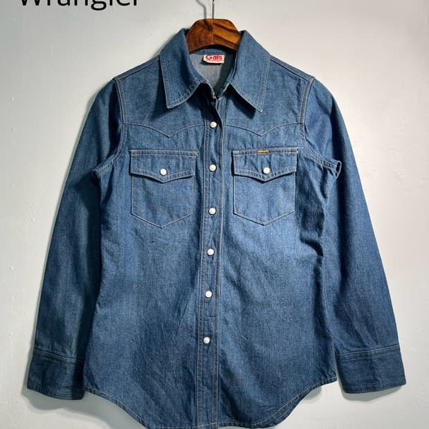 Wrangler 랭글러 데님 셔츠 웨스턴셔츠 청셔츠