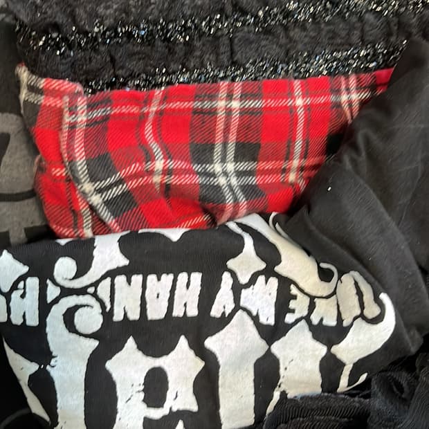 펑크 의류 처분