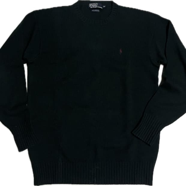 폴로 니트 다크그린 L