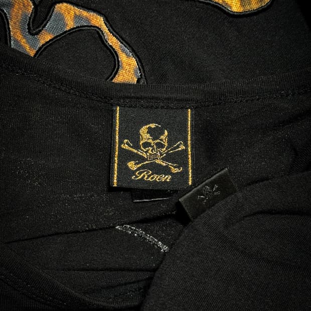 Roen Gold Label – Leopard Skull Long-Sle
