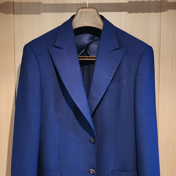 겔럭시GX 네이비 모직 자켓 L(103)