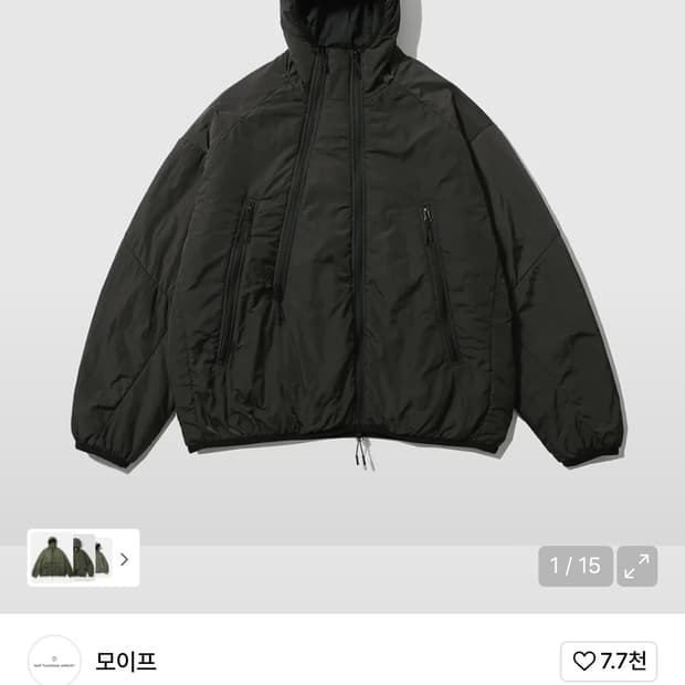 모이프 DOUBLE-ZIP INSULATED PARKA 패딩 판매
