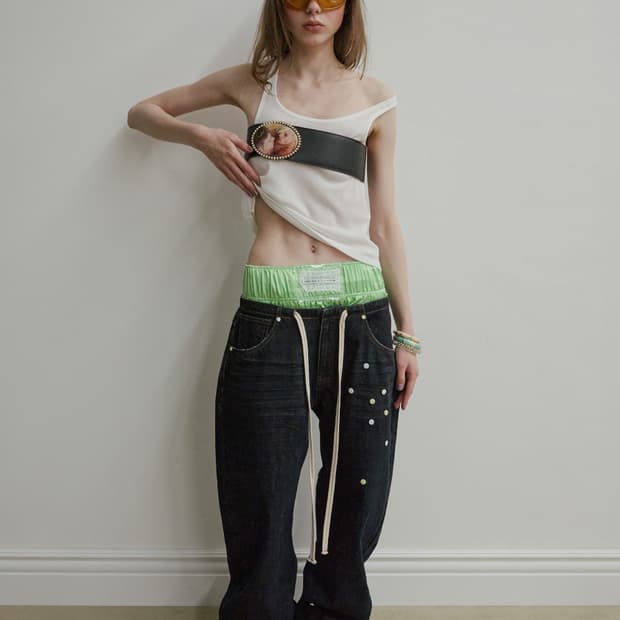 스컬프터 Pill Denim Pants Indigo Blue