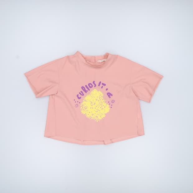 76 오즈세컨 반팔 블라우스 티셔츠 0403H1