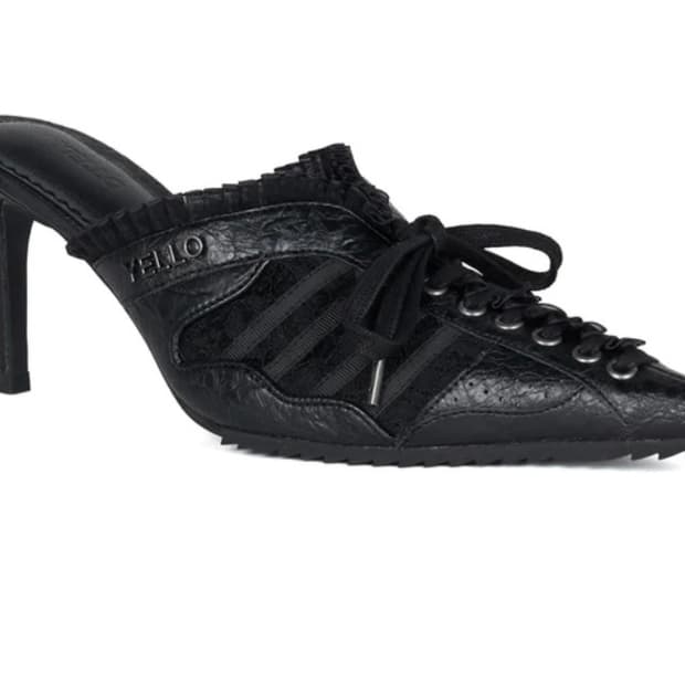 yello 이에로 MIDNIGHT CHASE MULES 블랙 M 