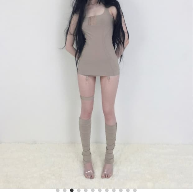 Corset mini dress (Skin)