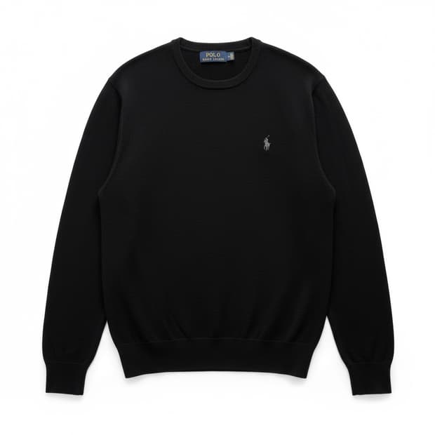 폴로 랄프로렌 블랙 니트 M