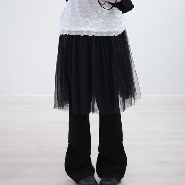 Black sha skirt