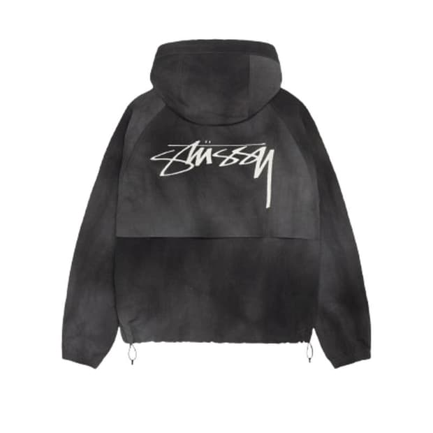 스투시 웨이브 다이 비치 쉘 자켓 M