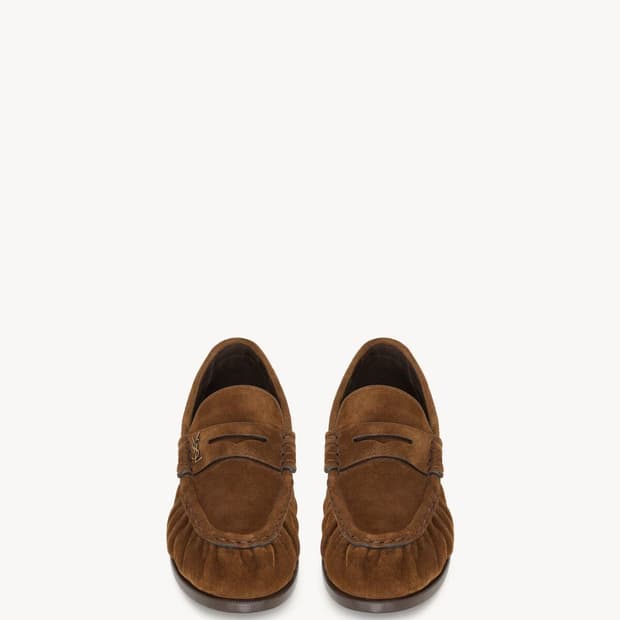 생로랑 르 로퍼 스웨이드 다크 하바나(브라운) 42.5 LE LOAFER