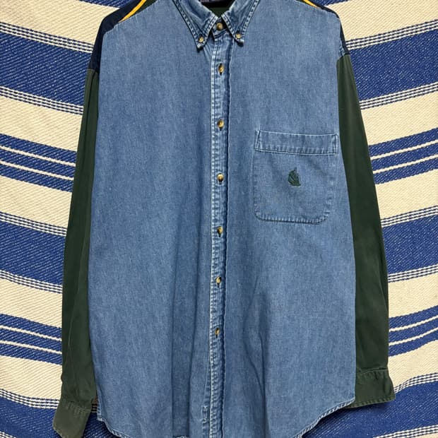 노티카 하이브리드 데님 셔츠