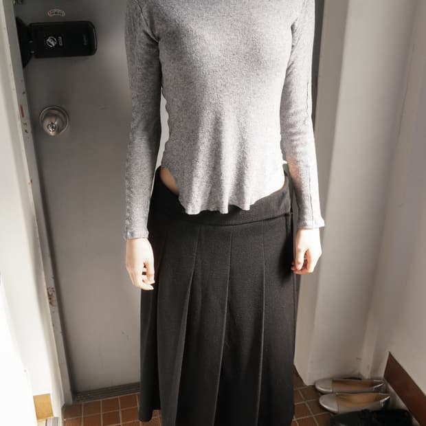 헬무트 랭 니트 롱 슬리브