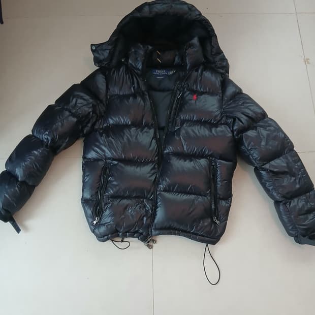 폴로 유광 패딩 급처