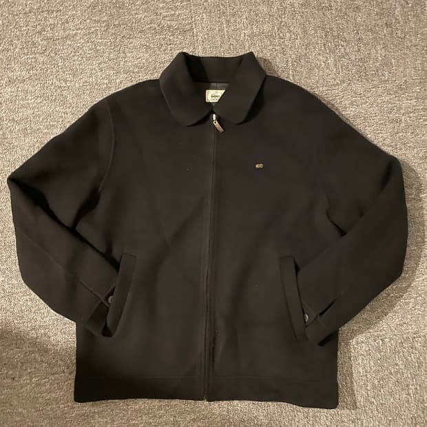 라코스테 울 자켓 블랙 