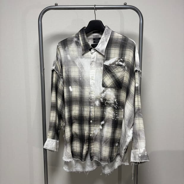 XS) R13 알써티 블리치 셔츠