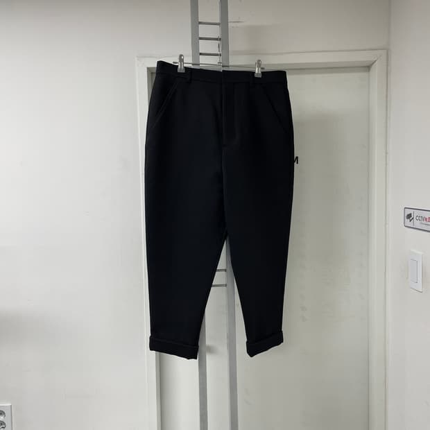 AMI 아미 블랙 슬랙스 40