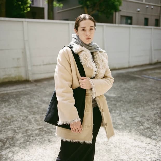 LFM 레이어드 시어링 자켓