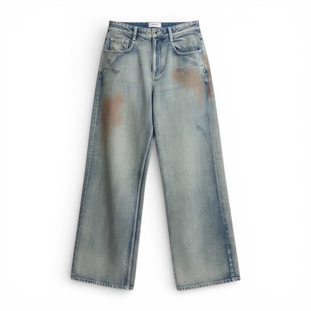 시스템옴므 워싱 데님팬츠 (QC샘플)