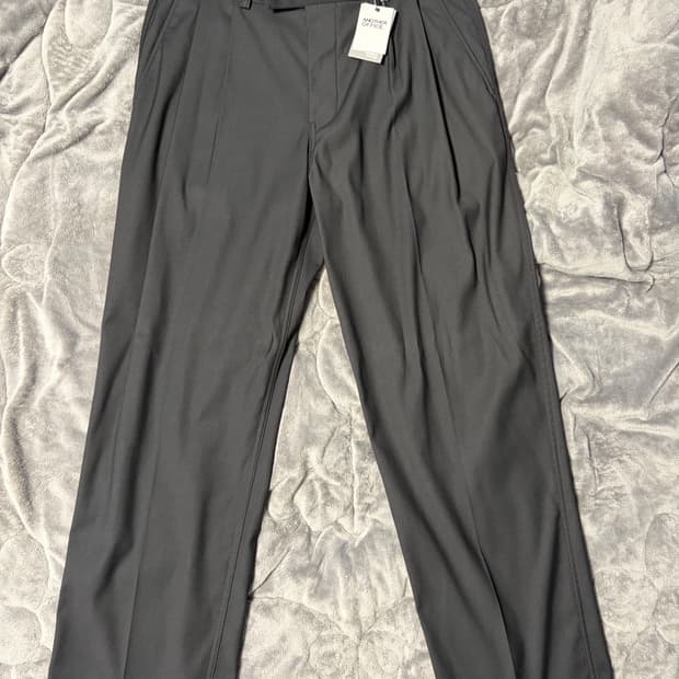 어나더오피스 23AW 산티아고 슬랙스 스탠다드 차콜