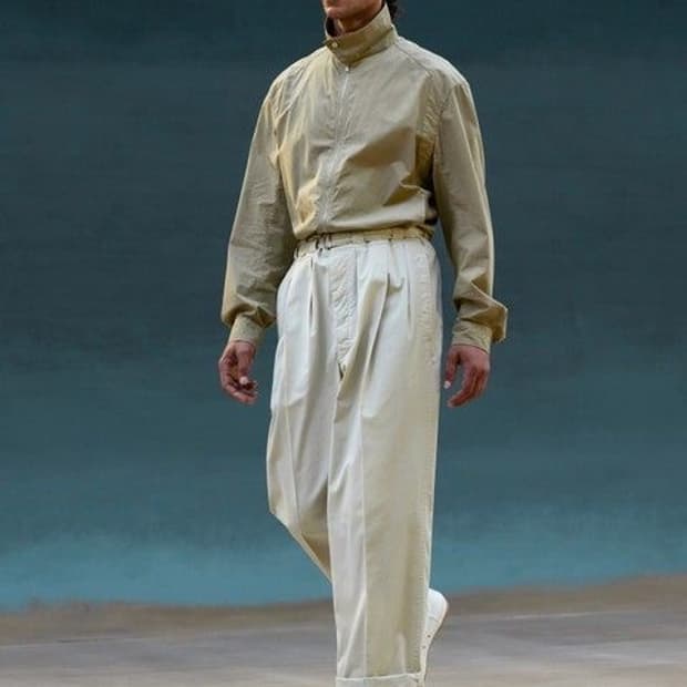 Lemaire 22ss belted pants 46