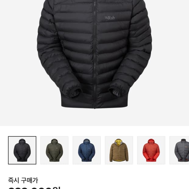 랩 시러스 알파인 인슐레이티드 자켓 블랙
