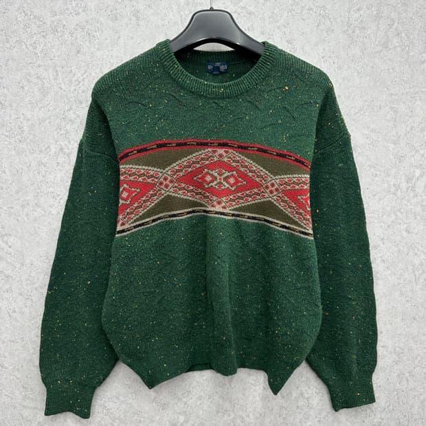 95 여자 노르딕 패턴 울 니트