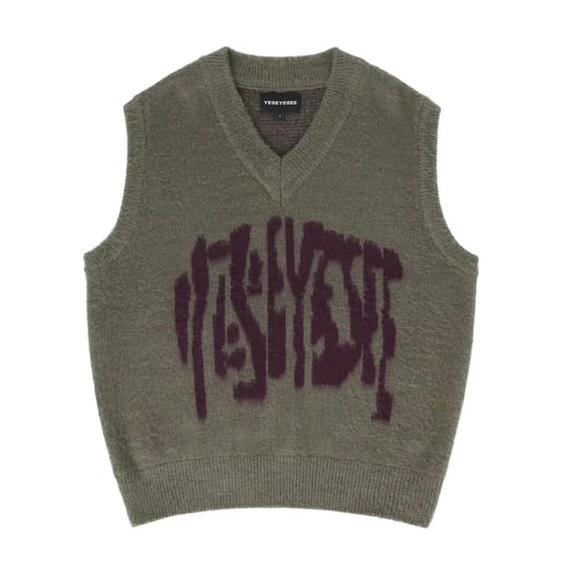 예스아이씨 Y.E.S Senior Knit Vest Olive