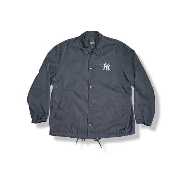 [2XL] MLB 뉴욕 양키스 코치 자켓 블랙