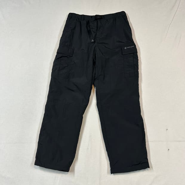 M) 스노우피크 나일론 블랙 카고 팬츠