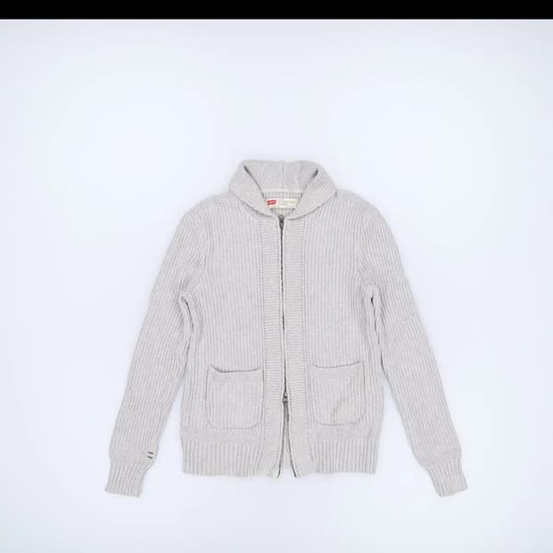 리바이스 여성 숄카라 투웨이 니트 집업 1103HR1