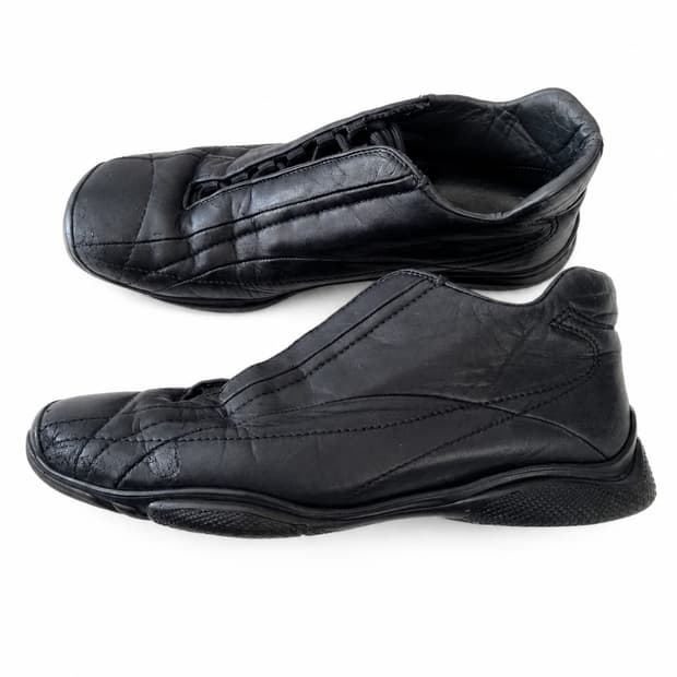 Prada sports leather sneakers UK7