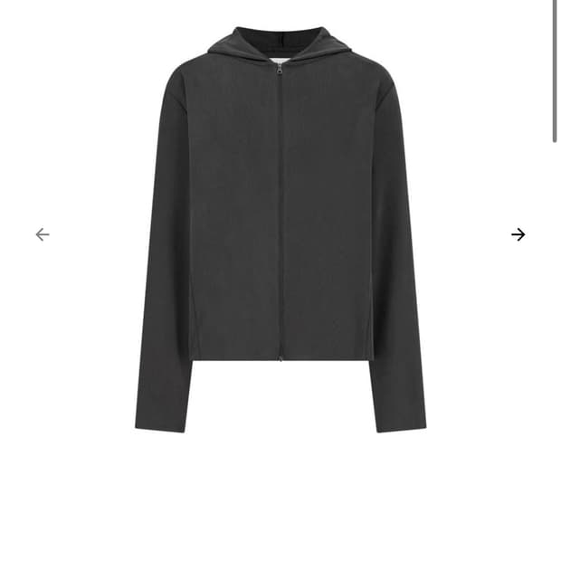 아모멘토 Jersey Hooded Jumper, Charcoa