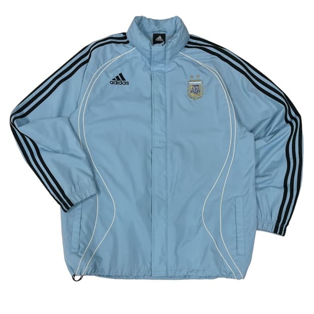 아디다스 아르헨티나 바람막이(후드있음)