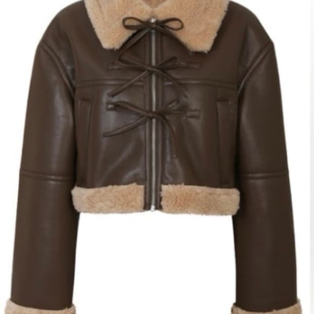 페인오어플레져 무스탕 브라운