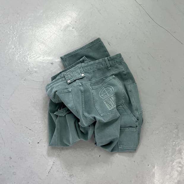 Plasticproduct 에메랄드 팬츠