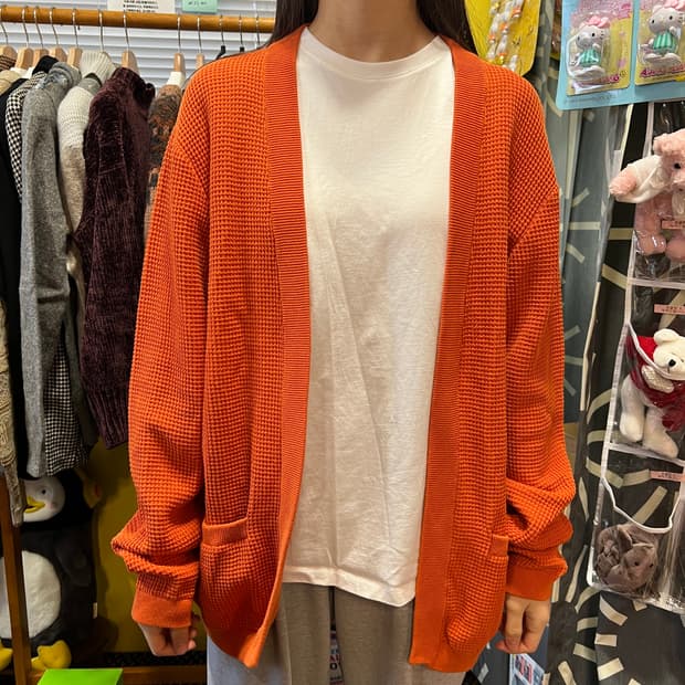 [Beams][Japanese Vintage] 빔즈 와플지 가디건