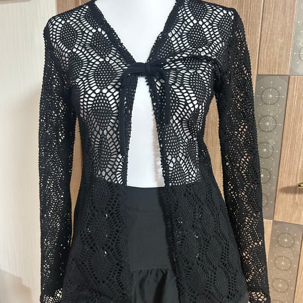 고스로리고딕공겜여주 블랙 가디건